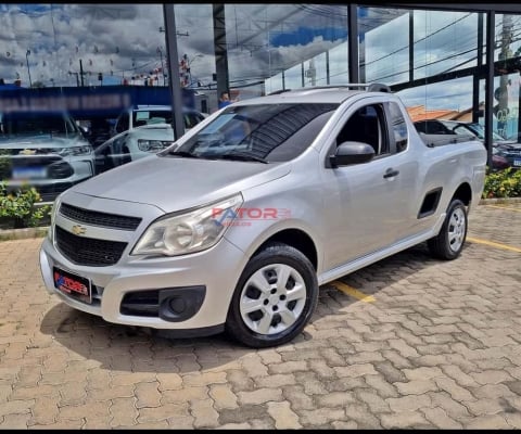 Chevrolet Montana LS 1.4 ECONOFLEX 8V 2p  - Prata - 2016/2017