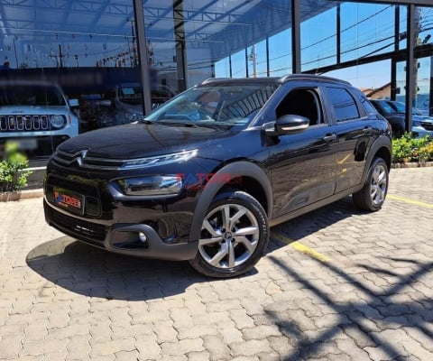 Citroën C4 CACTUS FEEL PACK 1.6 16V FLEX AUT - Preta - 2022/2022