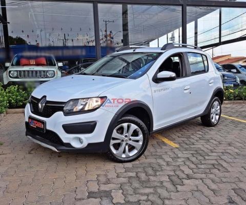 Renault Sandero STEPWAY 1.6 16V SCE FLEX - Branca - 2016/2017