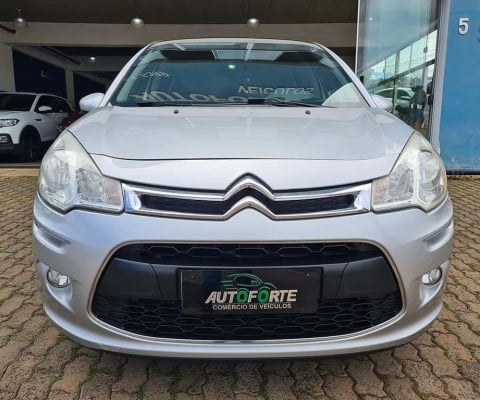 Citroën C3 90M TENDANCE 1.5 - Prata - 2013/2014