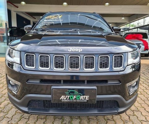 Jeep Compass 2.0 FLEX LONGITUDE - Preta - 2020/2021