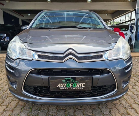 Citroën C3 1.2 PURE TECH FLEX ORIGINE - Cinza - 2016/2017