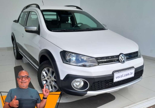 Comprar Picape Volkswagen Saveiro 1.6 G6 Cross Cabine Estendida Flex Preto  2014 em Ibitinga-SP