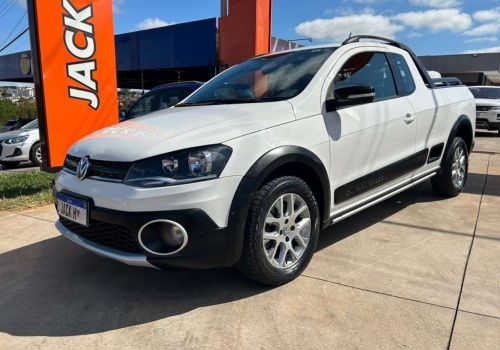 Comprar Picape Volkswagen Saveiro 1.6 16v G6 Cross Cabine Dupla Flex Branco  2015 em Piracicaba-SP