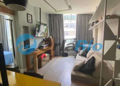 Apartamento com 1 quarto à venda na rua senador vergueiro, flamengo, rio de janeiro, 46 m2 por r$ 600.000