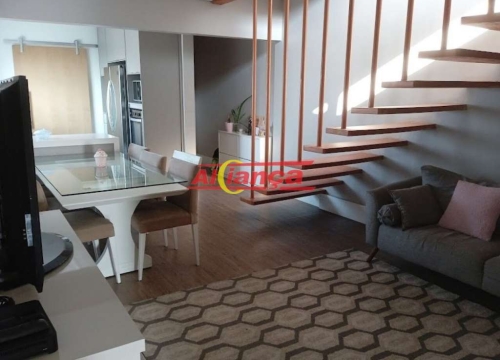 Cobertura para alugar, 4 quartos, sendo 2 suítes e 4 vagas, 190 m², vila augusta - por r$ 3.200