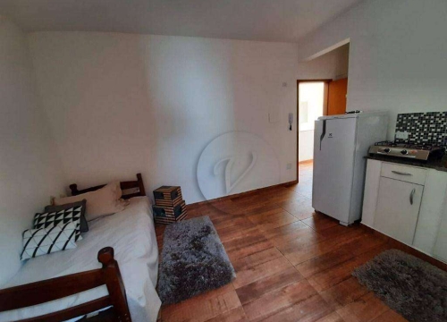 Flat com 1 dormitório para alugar, 27 m² por r$ 1.225,00/mês - bangu - santo andré/sp