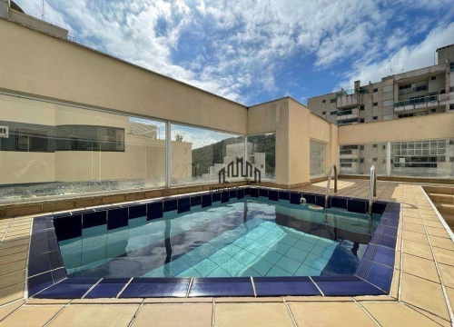 Cobertura em praia das pitangueiras, lazer privativo, 3 dormitórios, praia das pitangueiras, guarujá/sp