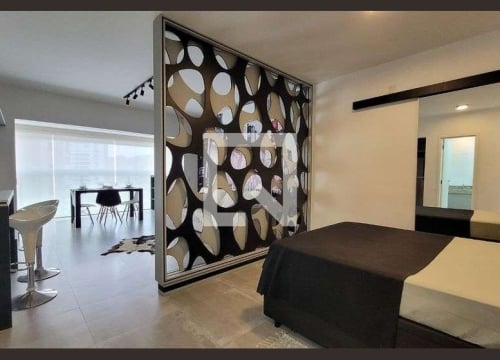 Kitnet / stúdio para aluguel - ponta da praia, 1 quarto, 54 m² - santos
