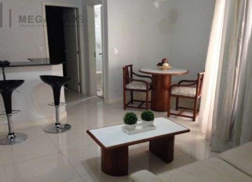 Flat com 1 quarto para alugar na Av. ROUXINOL, 174, Moema, São Paulo, 44 m2 por R$ 1.800