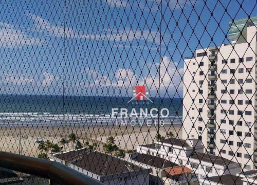 Cobertura com 3 dormitórios à venda, 132 m² por r$ 600.000,00 - vila guilhermina - praia grande/sp