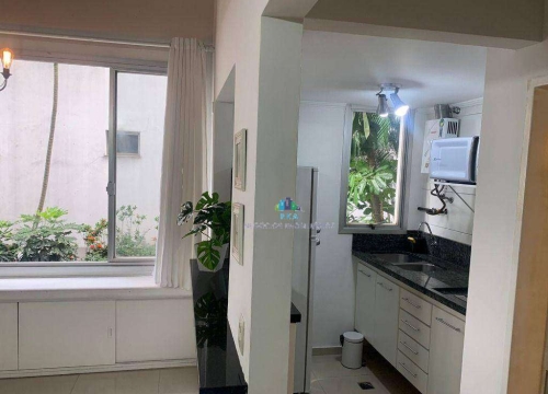 Apartamento duplex com 1 dormitório para alugar, 49 m² por r$ 3.900,00/mês - brooklin novo - são paulo/sp