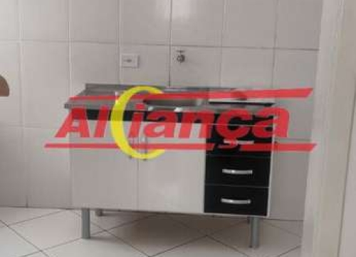 Apartamento com 2 quartos para alugar, 44m² - bairro - chácara cabuçu guarulhos/sp - por r$1.100,00