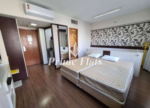Flat disponível para locação no Mercure São Paulo Bela Vista com 28 m², 1 dormitório e 1 vaga