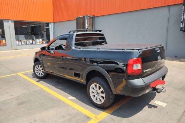 Comprar Picape Volkswagen Saveiro 1.6 16v G6 Cross Cabine Dupla Flex Prata  2016 em São Carlos-SP