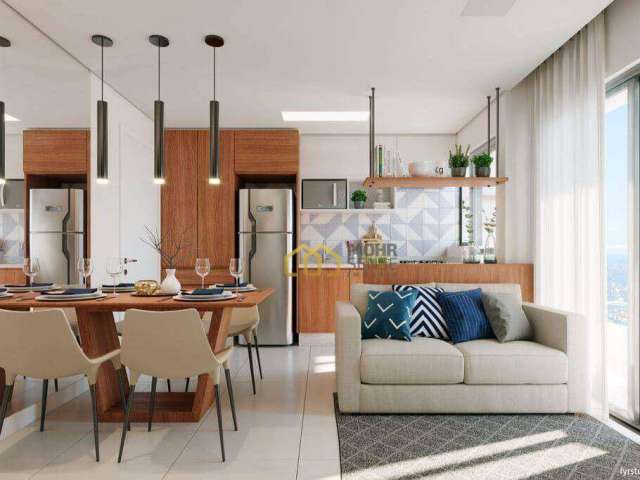 Apartamento com 2 dormitórios à venda, 46 m² por R$ 399.000,00 - Capão Raso - Curitiba/PR