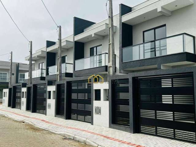 Sobrado com 2 suítes à venda, 88 m² por R$ 539.900 - Bairro Itacolomi - Balneário Piçarras/SC