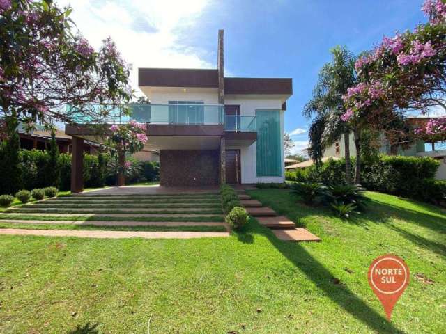 Casa de alto padrão com 4 dormitórios à venda, 456 m² por R$ 1.700.000 - Condomínio Serra dos Bandeirantes - Mário Campos/MG