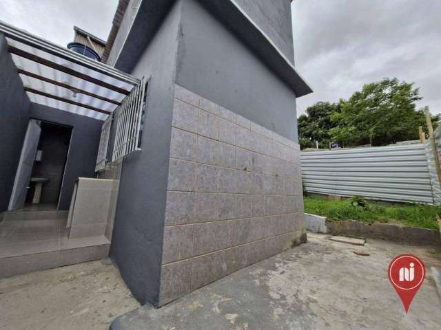 Casa com 2 dormitórios para alugar, 45 m² por R$ 1.570,00/mês - Palmeiras - Belo Horizonte/MG