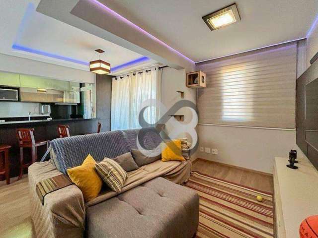 Apartamento com 2 dormitórios, 75 m² - venda por R$ 550.000 ou aluguel por R$ 3.000/mês - Aurora - Londrina/PR