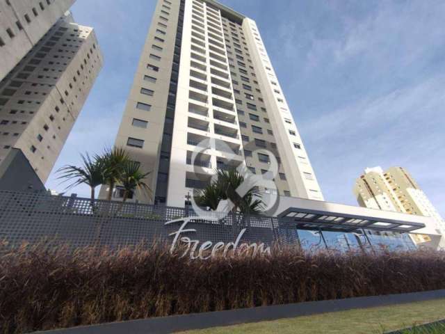 Apartamento no FREEDOM PALHONO com 1 dormitório para alugar, 47 m² por R$ 2.600/mês - Gleba Palhano - Londrina/PR