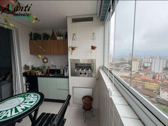 Apartamento excelente em prédio novo, com 3 quartos à venda no Boqueirão, em Santos.