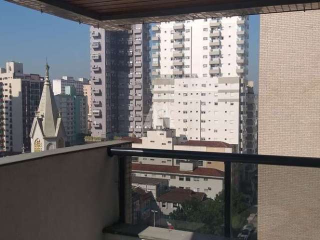 Apartamento -  locação - 3 suites - 2 vagas de garagem na Pompéia - Santos/SP