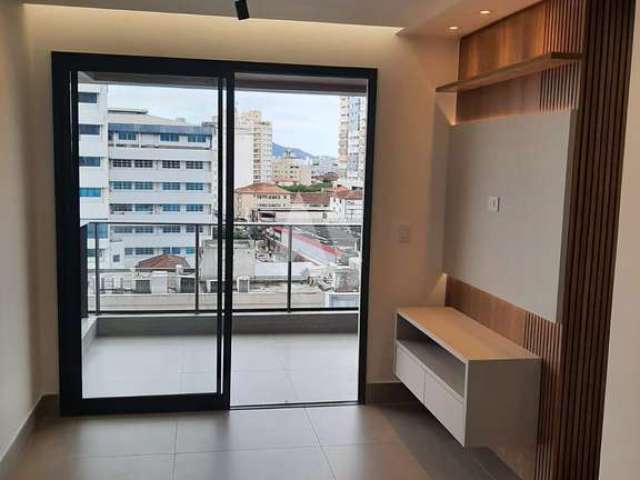 Apartamento com  54m² VISTA LIVRE  01 Quarto ( Suite) à venda - Boqueirão / Santos