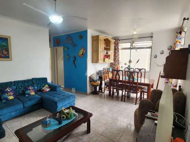 Apartamento - Aparecida, Santos/SP - 2 dormitórios, 2 banheiros de frente para o mar