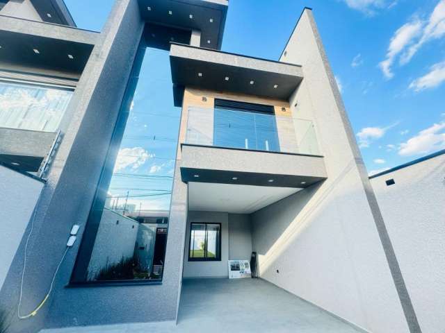 Triplex alto padrão estilo contemporâneo