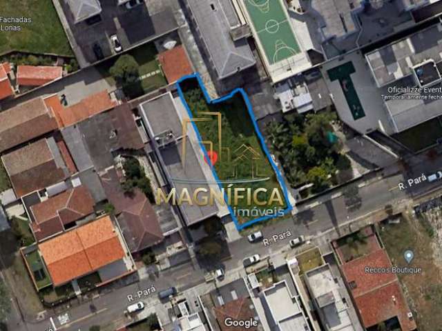 Terreno à venda na Rua Pará, 1646, Água Verde, Curitiba, 510 m2 por R$ 1.200.000