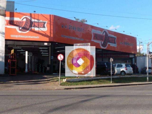 Terreno comercial  de esquina para venda Campina do Siqueira; 767,97m² – com construção de 400m² Locada com excelente faturamento