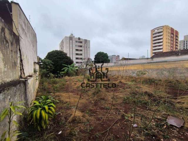 Terreno para alugar, 269 m² por R$ 5.000/mês - Jardim América - Londrina/PR