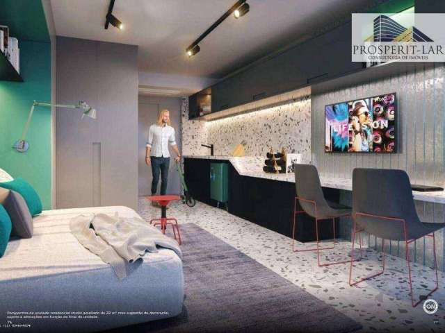 Studio com 1 dormitório à venda, 23 m² por R$ 573.000 - Paraíso