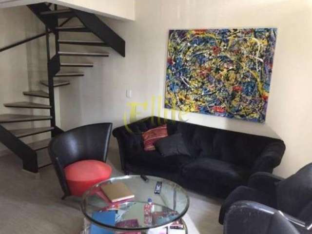 Apartamento duplex para locação com 1 dormitório na região da Vila Nova Conceição em São Paulo!