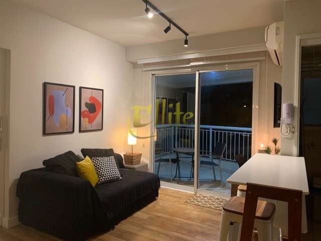 Apartamento mobiliado de 01 dormitório para locação no bairro Brooklin, São Paulo!