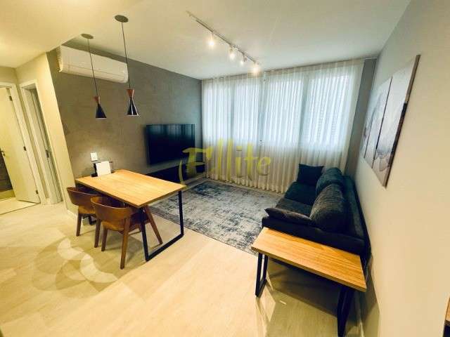 Apartamento mobiliado para locação com 01 dormitório na Chácara Santo Antonio, São Paulo!