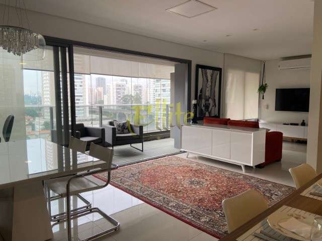 Apartamento mobiliado para locação e venda no Brooklin, São Paulo!