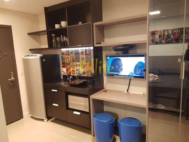 Apartamento Studio para alugar na Vila Olímpia, totalmente mobiliado, próximo as faculdades INSPER e Anhembi Morumbi!