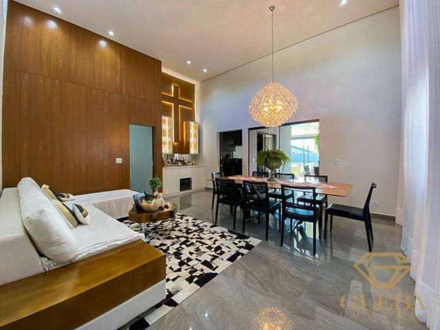 Sun Lake casa de alto padrão em condomínio fechado para venda Gleba Palhano Londrina: 3 Suítes e 217m²