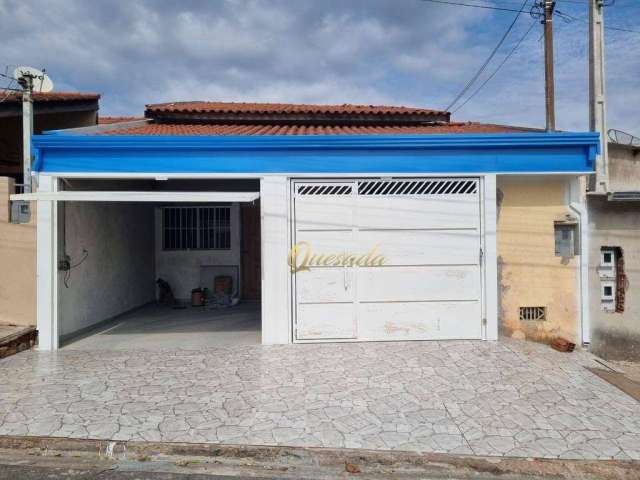 Casa térrea reformada, à venda, 2 quartos, 1 suíte, quintal, Jardim Juscelino Kubitschek, Indaiatuba.