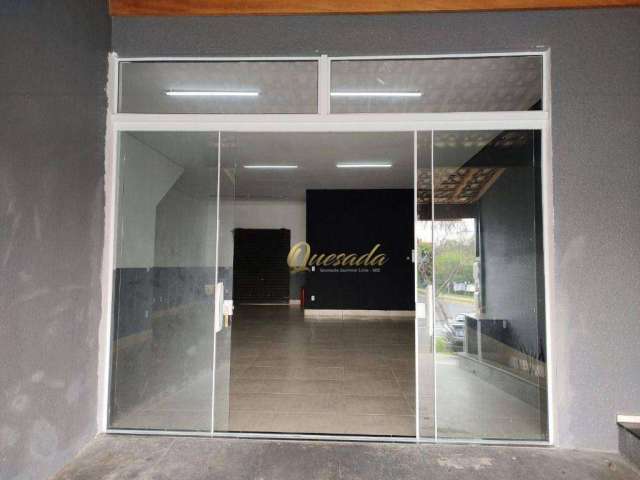 Salão comercial à venda, 100 metros, moradia de 3 quartos - bairro Jardim Sabiás