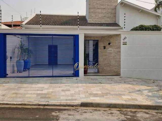 Casa térrea nova, á venda, 3 suítes, piscina, planejados, Jardim Esplanada, Indaiatuba.