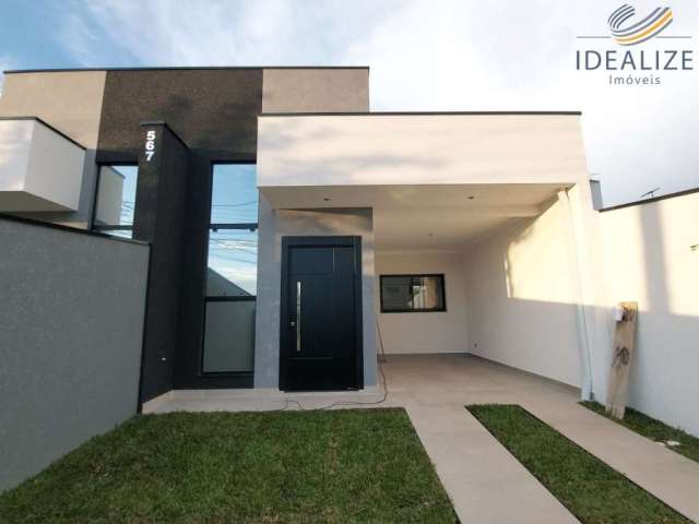 Casa com quintal e 3 dormitórios e suíte à venda, 88 m² por R$ 587.000 - Cruzeiro - São José dos Pinhais/PR