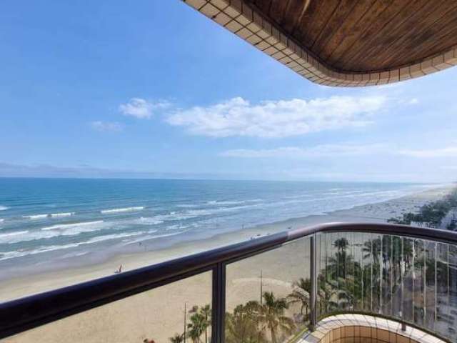 Belíssimo apartamento frente mar para locação na Vila Caiçara! Praia Grande, SP