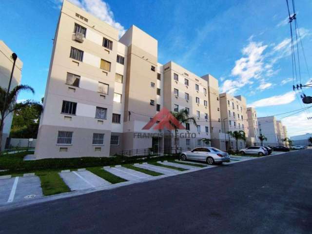 Apartamento com 2 dormitórios para alugar, 45 m² por R$ 1.138,84/mês - Neves - São Gonçalo/RJ