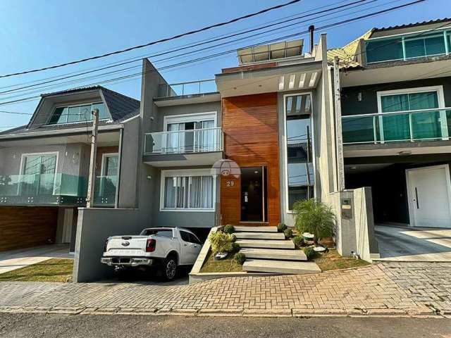 Casa em condomínio fechado com 3 quartos à venda na Rua Frederico Stella, 400, Cachoeira, Curitiba, 190 m2 por R$ 1.290.000