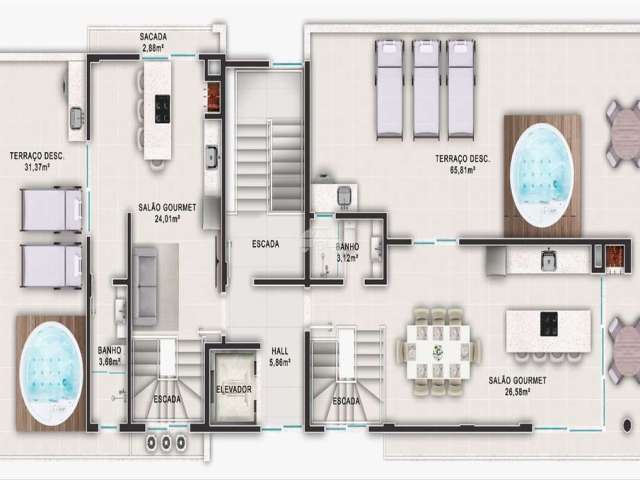 Apartamento com 3 quartos à venda na RUA PROF. RUI LEAL, 00, Balneário Gaivotas, Matinhos, 114 m2 por R$ 915.574