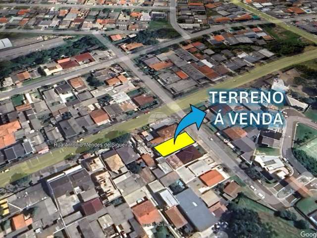 Terreno à venda na Rua Antônio Mendes de Siqueira, 172, Pinheirinho, Curitiba, 286 m2 por R$ 370.000