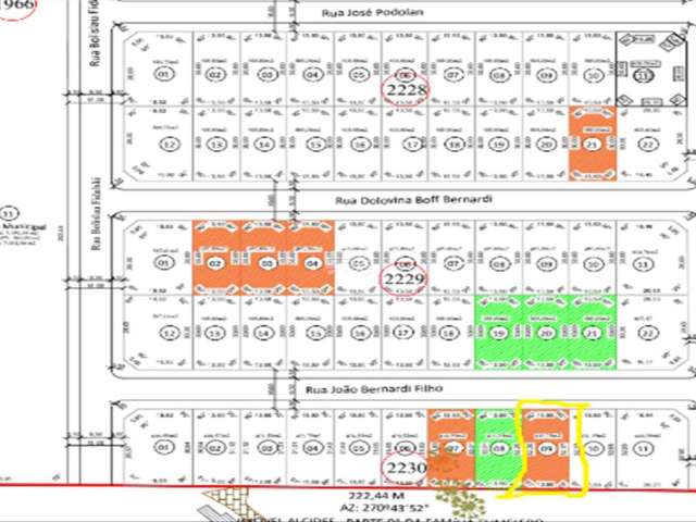 Terreno à venda na RUA BOLESLAU FIDALSKI, 00, Cadorin, Pato Branco, 442 m2 por R$ 365.046